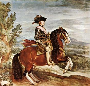疊戈 羅德裡格斯 德 蓆爾瓦 委拉斯貴支 Equestrian Portrait of Philip IV